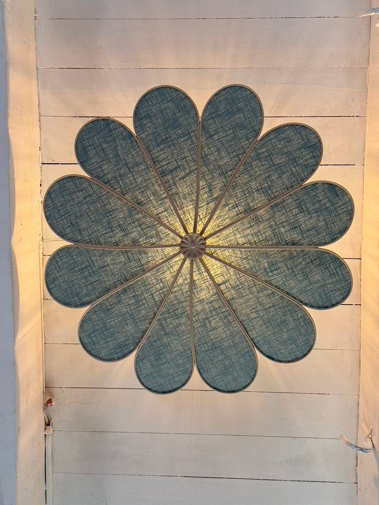 Plafonnier bleu clair